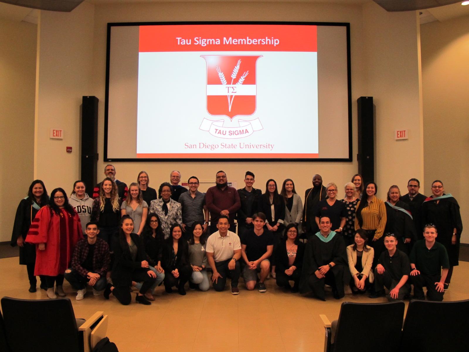 Tau Sigma Faculty, Staff, and Administrators with 2019 Tau Sigma inductees